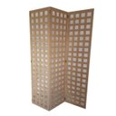 Ver imagem 1 de Biombo 3 Folhas 129X180cm Mdf Modelo 7 Cru Vazado