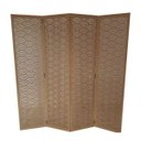 Ver imagem 1 de Biombo 4 Folhas 172x180cm MDF Modelo 16 Cru Vazado