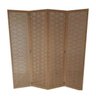 Biombo 4 Folhas 172x180cm MDF Modelo 16 Cru Vazado - 1