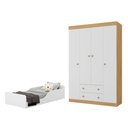 Ver imagem 1 de Jogo de Quarto Infantil com Minicama Montessoriana e Guarda-Roupa Encanto Multimóveis MP4840