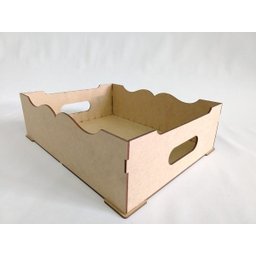 Decoração Kit Higiene Bebe Madeira Mdf Cru 8 peças Farmácia Encaixe - 2