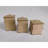 Decoração Kit Higiene Bebe Madeira Mdf Cru 8 peças Farmácia Encaixe - 3