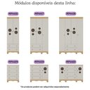 Ver imagem 7 de Berço Americano 3 em 1 com Cômoda 1 Porta 4 Gavetas Suspiro Multimóveis Mp4710
