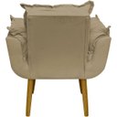 Ver imagem 3 de Poltrona Decorativa Reforçada para Sala Alice para Recepção Manicure Escritório Suede