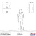 Ver imagem 5 de Armário de Cozinha e Lavanderia com 2 Portas Duplo Aéreo Módulo Suspenso Top Class Batrol Branco