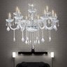 Lustre Candelabro Cristal 12 Braços Nice Startec - 2
