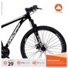 Bicicleta Aro 29 Quadro 15 Alumínio 21 Marchas Freio a Disco Mecânico Preto/Branco - Dropp - 8