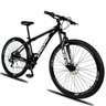 Bicicleta Aro 29 Quadro 15 Alumínio 21 Marchas Freio a Disco Mecânico Preto/Branco - Dropp - 5