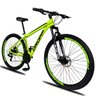 Bicicleta Aro 29 Quadro 17 Alumínio 21 Marchas Freio a Disco Mecânico Amarelo/Preto - Dropp - 5