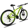 Bicicleta Aro 29 Quadro 17 Alumínio 21 Marchas Freio a Disco Mecânico Amarelo/Preto - Dropp - 6