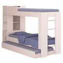 Ver imagem 1 de Treliche Solteiro Cabeceira Bau 1 Porta 225x87 Cm15 Branco Dtall