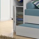 Ver imagem 6 de Treliche Solteiro Cabeceira Bau 1 Porta 225x87 Cm15 Branco Dtall