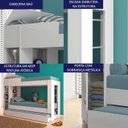 Ver imagem 3 de Treliche Solteiro Cabeceira Bau 1 Porta 225x87 Cm15 Branco Dtall