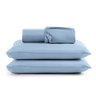 Jogo de Lençol Bianca Casal King 3 Peças Liso Macio Azul - 2
