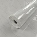 Ver imagem 6 de Placa Efeito Mármore Adesiva Flexível Paredes Spezia Bianco Brilho 60x300cm