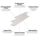 Ver imagem 3 de Piso Vinilico Colado Régua Sofisticato 2mm 11m² Ruffino Cinza/Linheiro