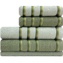 Ver imagem 1 de Jogo de Toalhas Classic 5 Peças Banhão + Rosto Algodão Bf Casa Appel