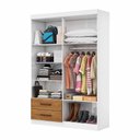 Ver imagem 3 de Guarda Roupa Casal Lu 4 Portas 2 Gavetas Carioca Móveis