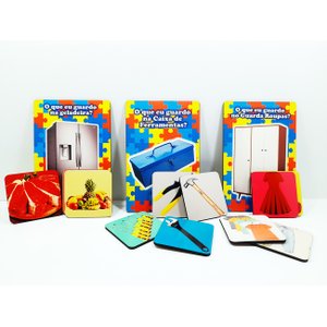 Jogo Cognitivo para Autistas Onde Eu Guardo As Coisas - Coleção Tea &amp; Amor