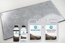 Ver imagem 1 de Kit Mármore Líquido Prata Platinum Ag Resinas Ag Kit Bancada Ag