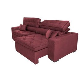 Sofá Austin 3,02M Retrátil e Reclinável com Molas No Assento e Almofadas, Tecido Suede - 8