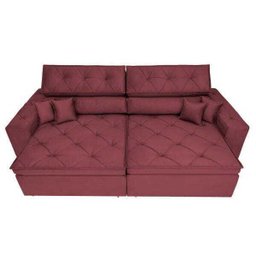 Sofá Austin 3,02M Retrátil e Reclinável com Molas No Assento e Almofadas, Tecido Suede - 5