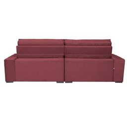 Sofá Austin 3,02M Retrátil e Reclinável com Molas No Assento e Almofadas, Tecido Suede - 6