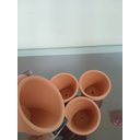 Ver imagem 4 de Vaso Clay Terracota Home & Co Natural 5 x 5 cm 4 Pecas Decor