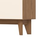 Ver imagem 7 de Buffet Aparador 150cm 4 Portas Pés Retrô Delar Nature/off H02 - Mpozenato