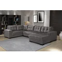 Ver imagem 2 de Sofá de Canto 6 Lugares com Chaise Bia 