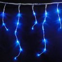 Ver imagem 4 de Cascata 400 Leds127v Azul com 10 metros pisca com 8 Fios.