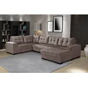 Ver imagem 2 de Sofá de Canto 6 Lugares com Chaise Bia 