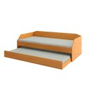 Ver imagem 3 de Bicama Solteiro Duo Com Cama Auxiliar Em Mdf Premium Nature - Cor: Bege