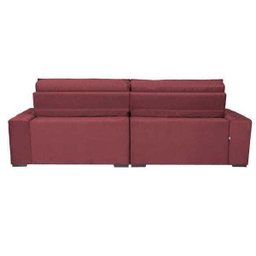 Sofá Austin 2,82M Retrátil e Reclinável com Molas No Assento e Almofadas, Tecido Suede - 6