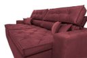 Ver imagem 4 de Sofá Austin 2,82M Retrátil e Reclinável com Molas No Assento e Almofadas, Tecido Suede