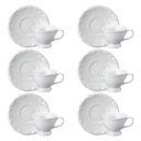 Ver imagem 1 de Conjunto 6 Xícaras Pomerode Café C/ Pires - Porcelana Schmidt