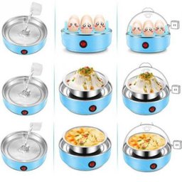 Ovos Cozidos Egg Cooker Cozedor Elétrico 110v 350W Azul - 3