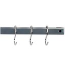 Ver imagem 7 de Barra de Aço Inox 40cm com 6 Ganchos para Cozinha Organizador de Parede Haus Domama
