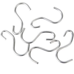 Barra de Aço Inox 40cm com 6 Ganchos para Cozinha Organizador de Parede Haus Domama - 3