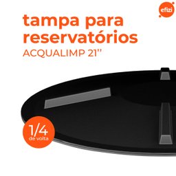 Tampa Click Preta 21" Acqualimp - 2