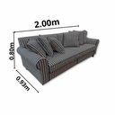 Ver imagem 3 de Sofá 3 Lugares Cls001