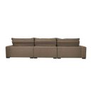 Ver imagem 6 de Sofá Lisboa 3,52M Retrátil,Reclinável com Molas No Assento e Almofadas Lombar Tecido Suede