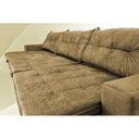 Ver imagem 4 de Sofá Austrália 3.52M Retrátil e Reclinável com Molas e Pillow No Assento Tecido Suede