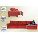 Ver imagem 2 de Sofá Austrália 3.52M Retrátil e Reclinável com Molas e Pillow No Assento Tecido Suede
