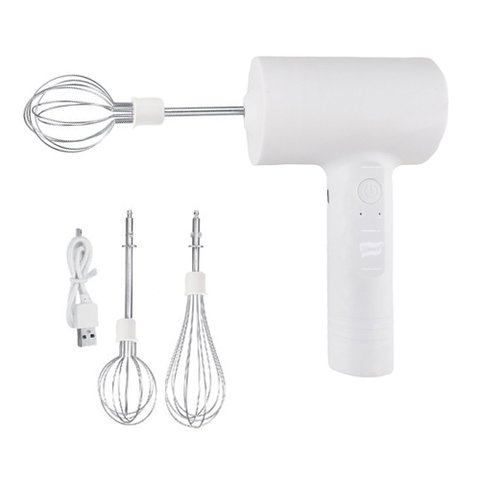 Mixer de Mao Fuet Misturador Alta Velocidade Usb Portatil sem Fio Bolo Doces Confeitaria Cozinha