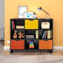 Ver imagem 2 de Nicho Organizador com Rodízios 3 Gavetas - Qmovi - Preto/colorido
