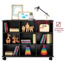 Ver imagem 4 de Nicho Organizador com Rodízios 3 Gavetas - Qmovi - Preto/colorido