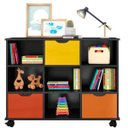 Ver imagem 1 de Nicho Organizador com Rodízios 3 Gavetas - Qmovi - Preto/colorido