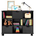Ver imagem 1 de Nicho Organizador com Rodízios 3 Gavetas - Qmovi - Preto/preto