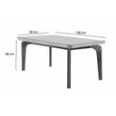 Ver imagem 4 de Conjunto Mesa Londrina c/ Tampo Madeirado c/ Vidro Canto Curvo 180x90cm e 6 Cadeiras Dakota Madeira